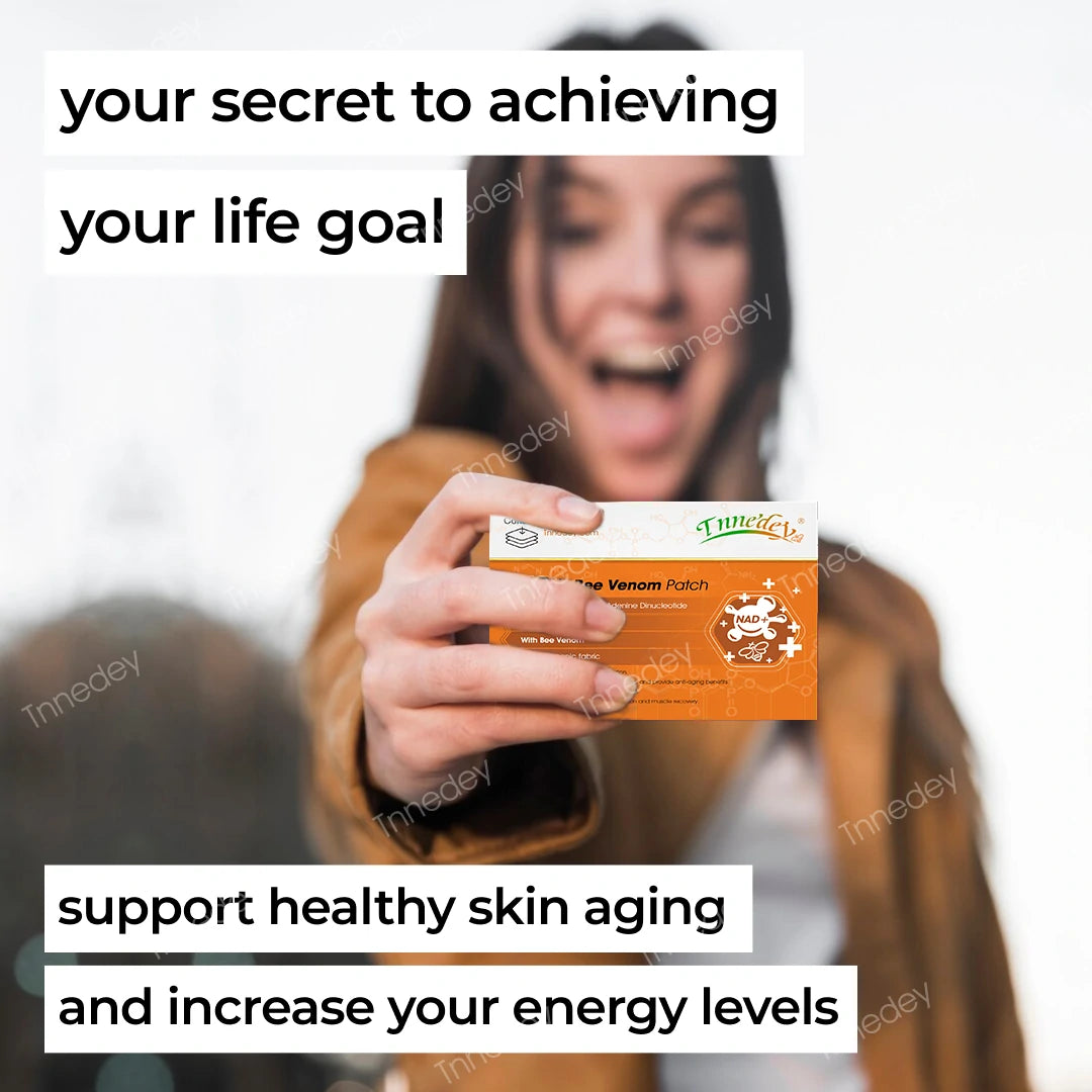 【Official Authorized Store】Tnnedey® NAD+ Bee Venom Patch – Ultimate Skin Rejuvenation & Energy Boost(Last Day Discount:75%)