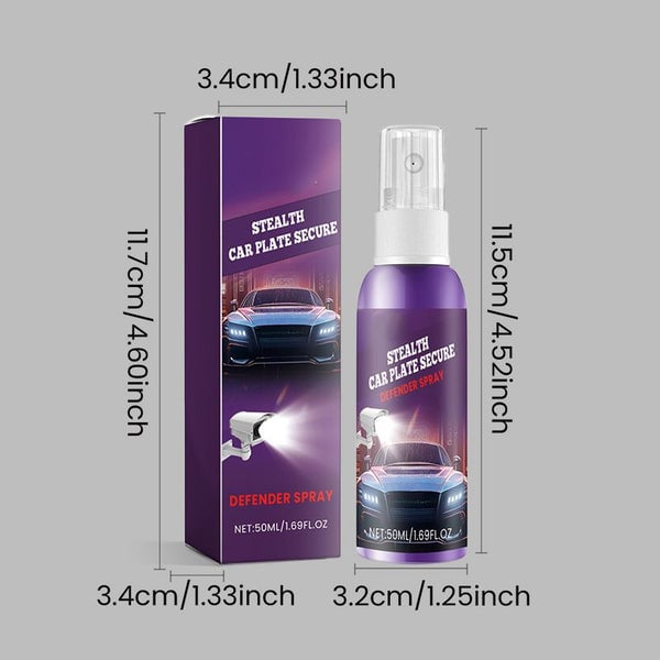 Last day 70% OFF：Car License Plate Invisible Spray